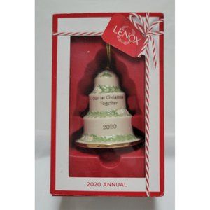 Lenox OUR FIRST CHRISTMAS TOGETHER 2020 Cake Tree Ornament